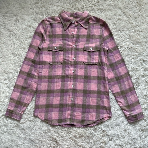 Spell & The Gypsy Top Maverick Flannel Button Down Shirt Lilac XXS NWT New - Picture 3 of 12